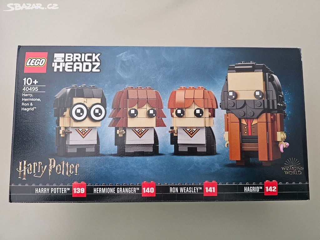 LEGO Brickheadz 40495 Harry, Hermiona,Ron a Hagrid