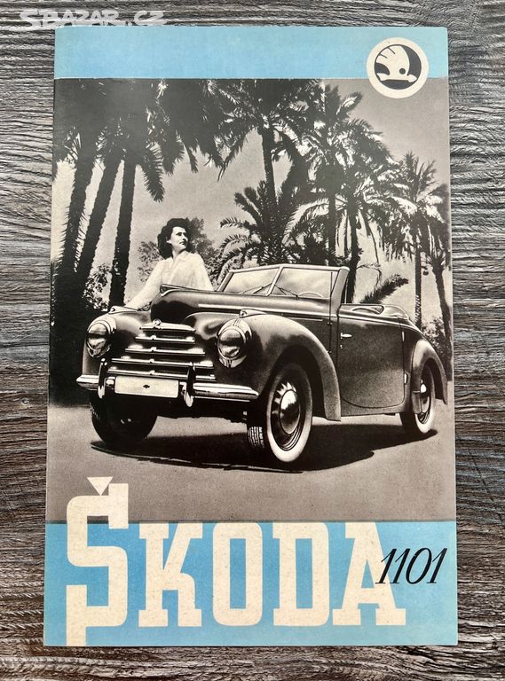 Prospekt Škoda 1101 - Motokov ( REPRINT ) 1949