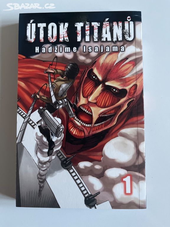 Manga kniha Útok titanů v češtině