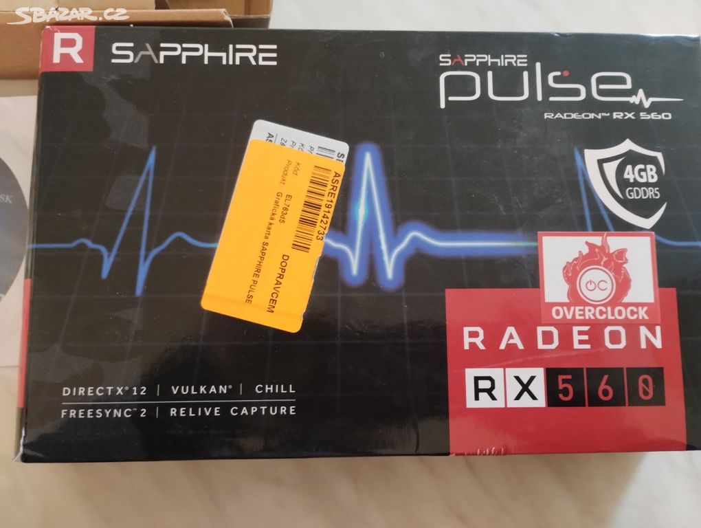 Grafická karta Radeon RX 560 4GB se
