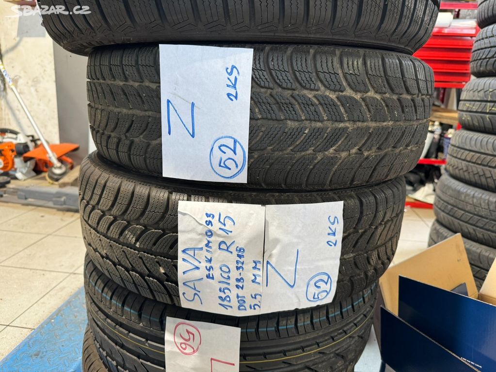 Zimní pneu SAVA ESKIMO 185/60 R15, 2ks, Z52