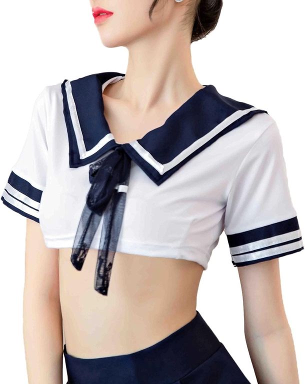 Školní dívčí kostým námořnická modř vel l