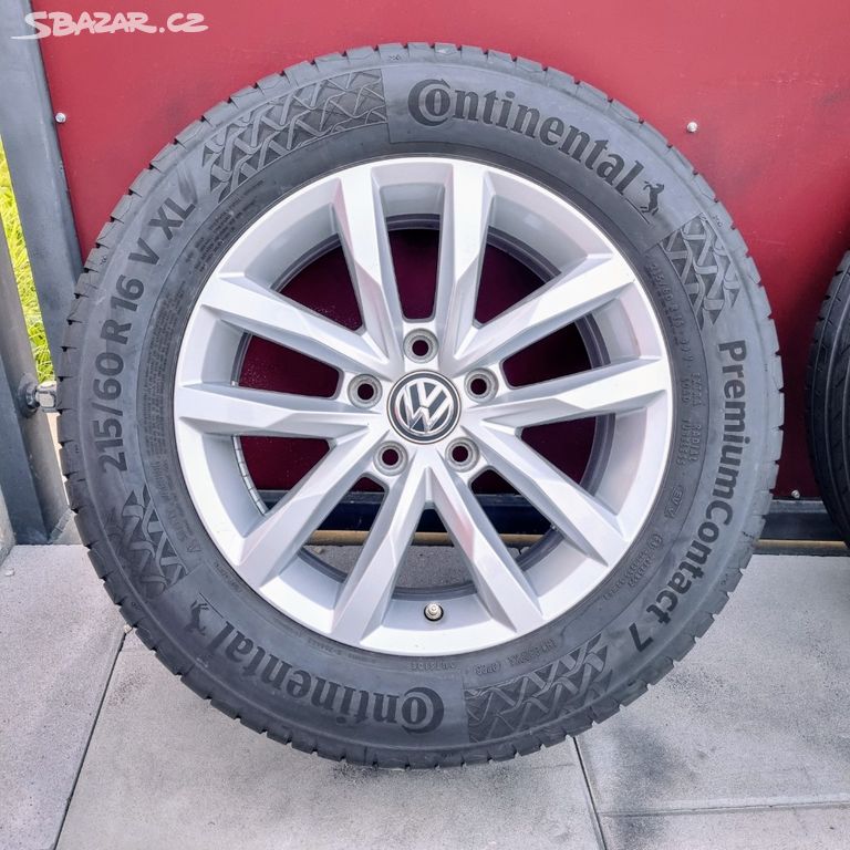 16"-LETNÍ OBUTÁ ALU KOLA 5x112 VW PASSAT B8+ČIDLA