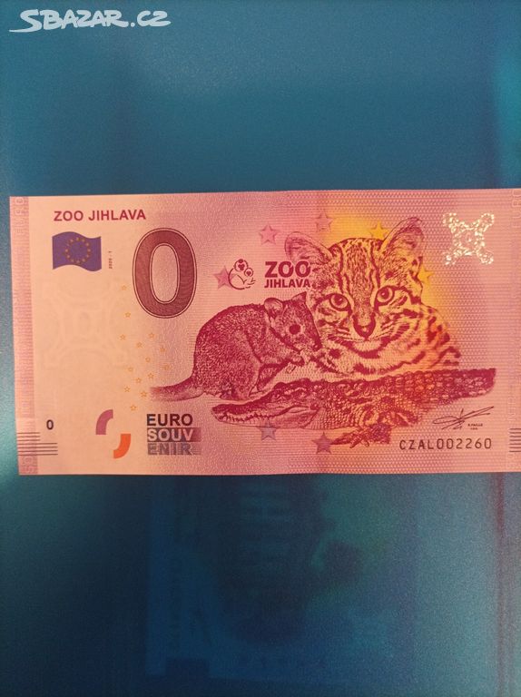 0 euro souvenír Zoo Jihlava