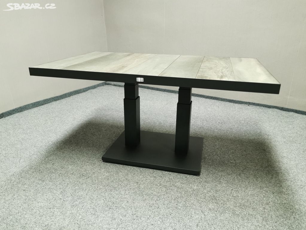 Nový zahradní zvedací stůl BRISTOL šedý