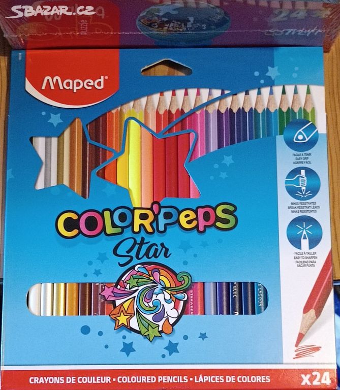 Maped Color´Peps Star pastelky 24 barev