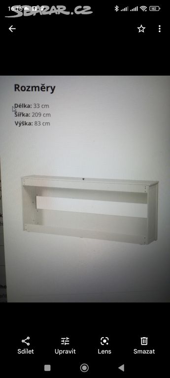 IKEA - úložný díl na matraci