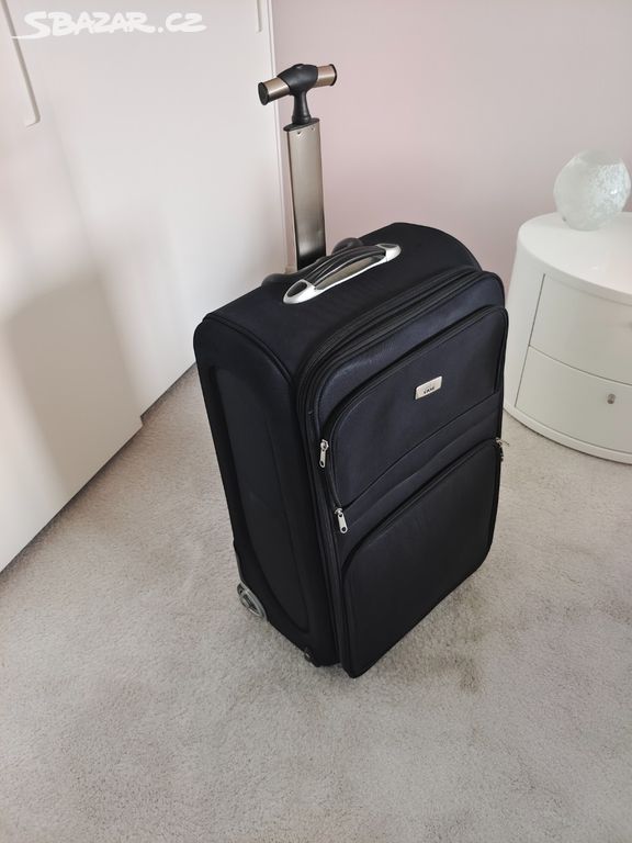 Cestovní kufr velký černý Silver case