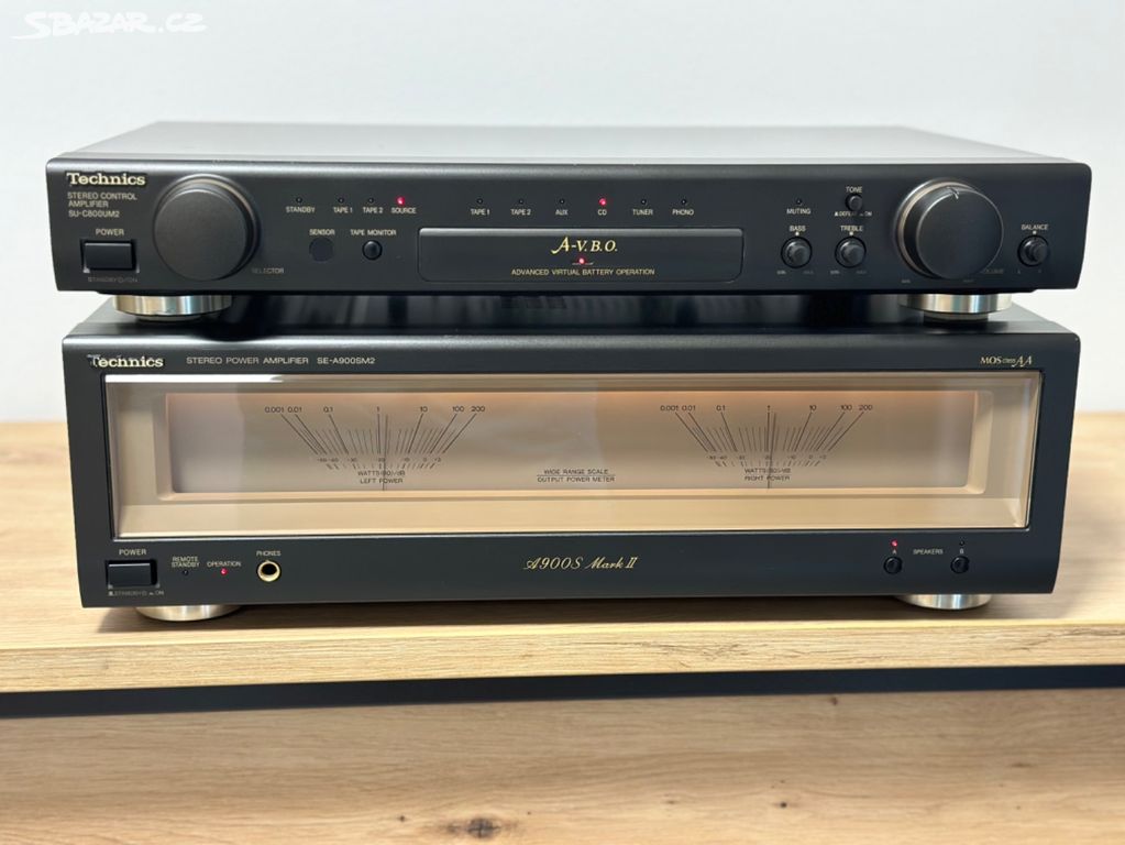 TECHNICS SE-A900SM2 + SU-C800UM2 STEREO ZESILOVAČ