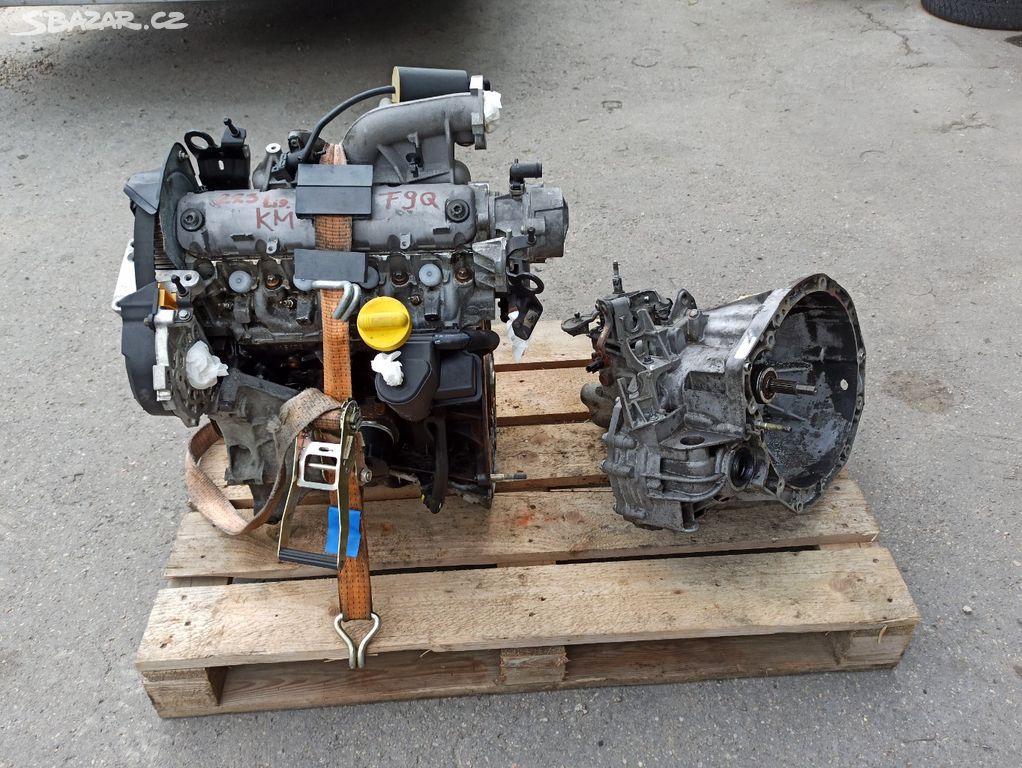 MOTOR RENAULT 1.9 DCi 88kW, typ F9Q - DOKLAD, DPH