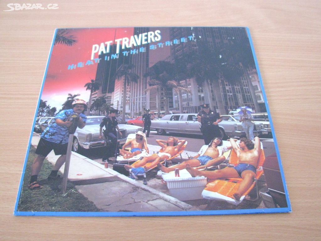 LP - PAT TRAVERS - HEAT IN THE STREET-POLYDOR/1978