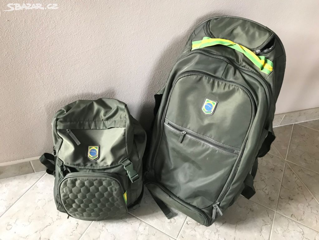 CARPISA batoh+taška kolečka-limit.edice Brazilie