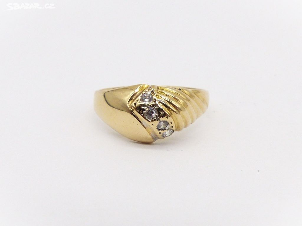 Zlatý prsten 2,05g vel.54+500 šperků klik: další -