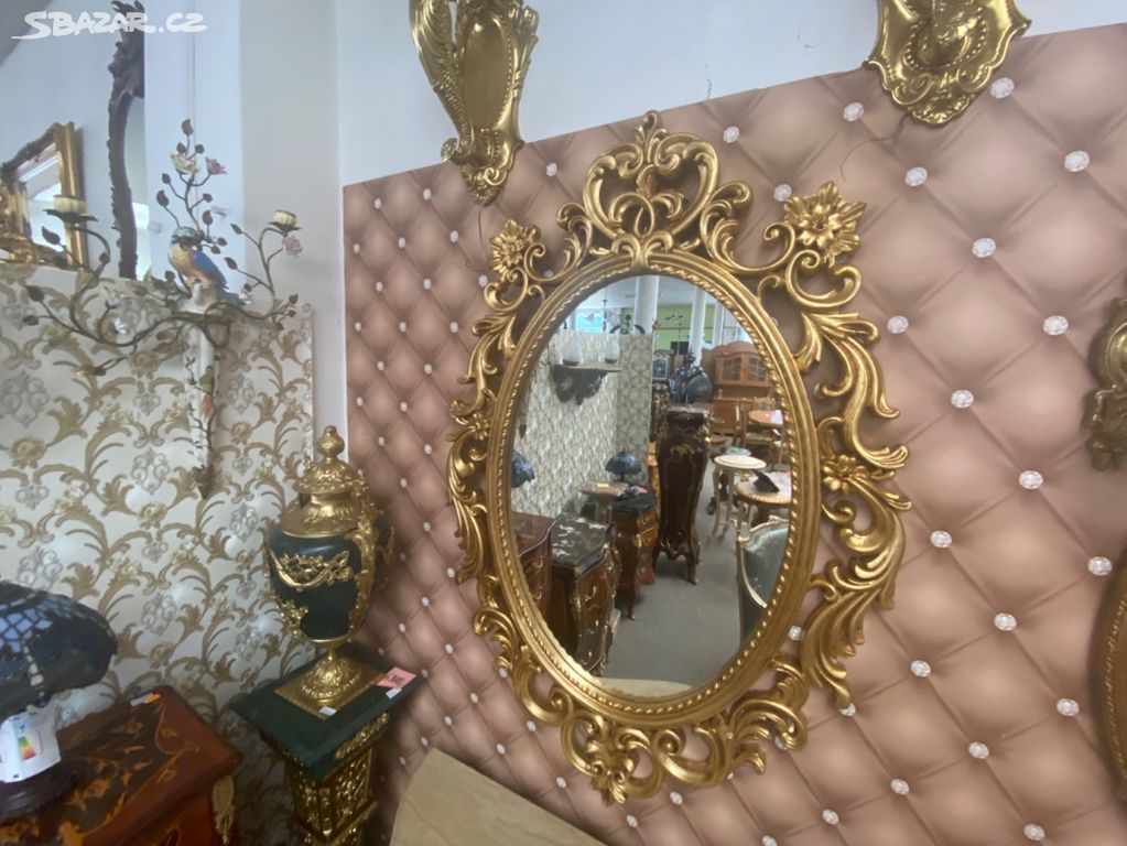 Zámecké barokní zrcadlo 140cm