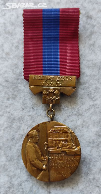 Medaile - vyznamenání 40. let Lidových milicí  LM