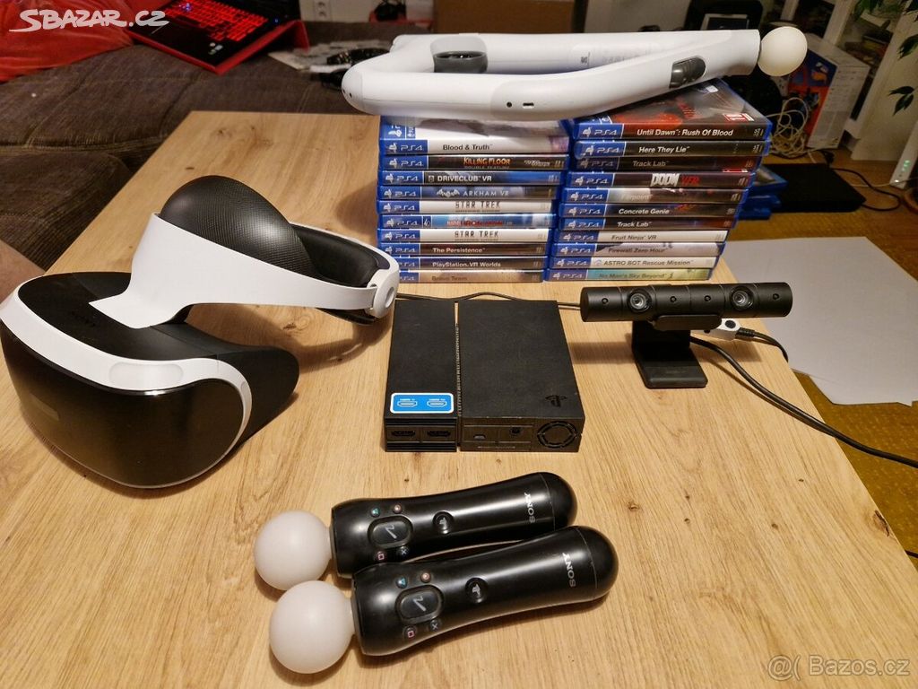 PlayStation VR, Move Twin P., Aim controller, Hry