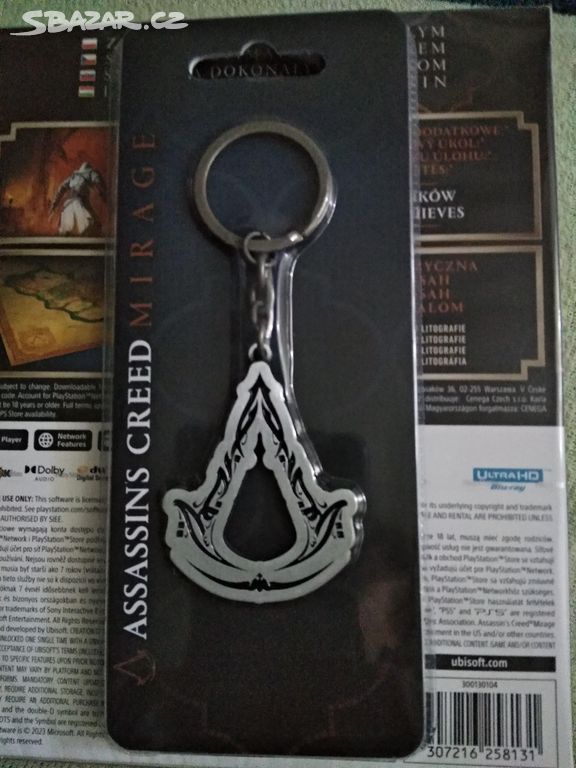Nová Assassins Creed Mirage klíčenka a DLC PS5