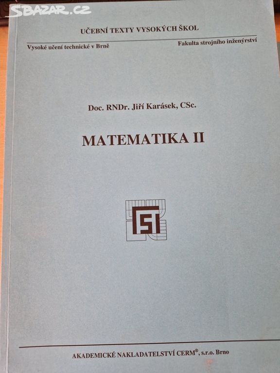 Matematika II,