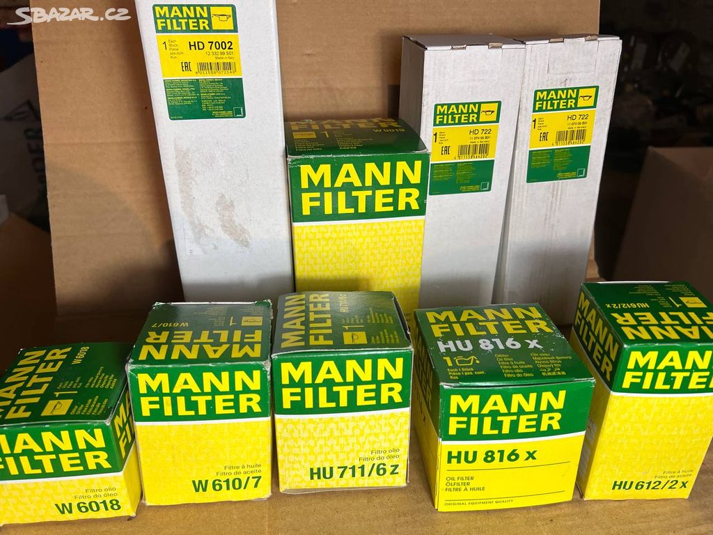 Olejové filtry MANN