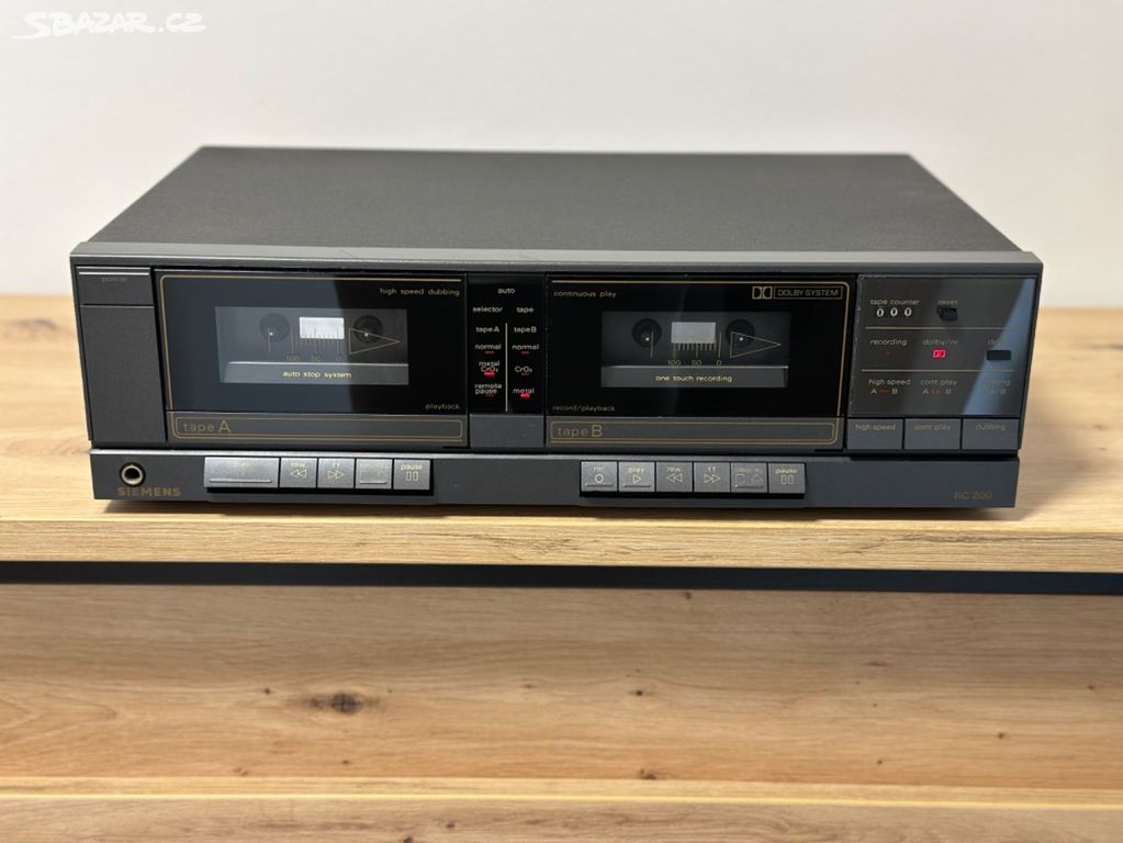 SIEMENS RC 200 STEREO TAPE DECK K SERVISU !