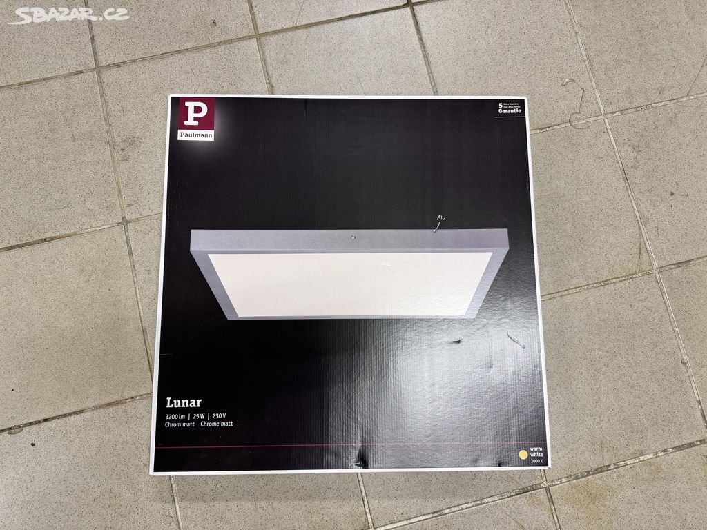 Stropní světlo Paulmann Lunar LED 3000k 60x60cm