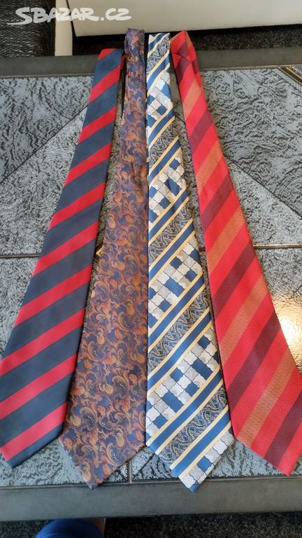 Pánské kravaty 4 ks  - jedna cena.