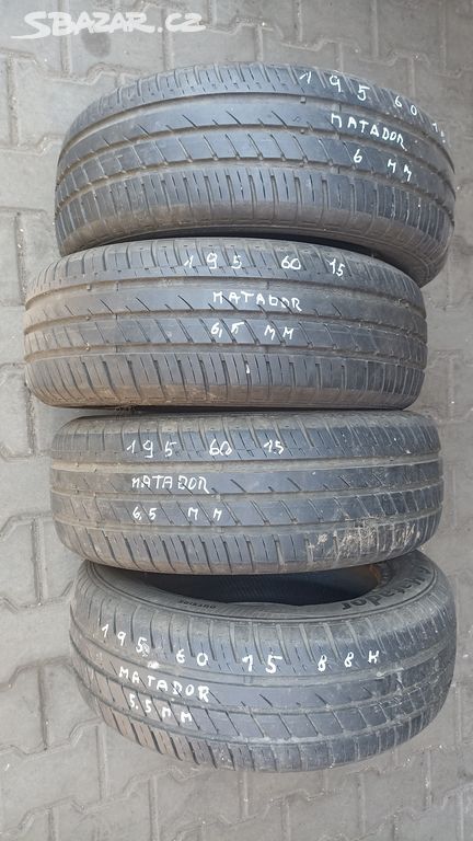 Letní pneumatiky 195 60 15 Matador