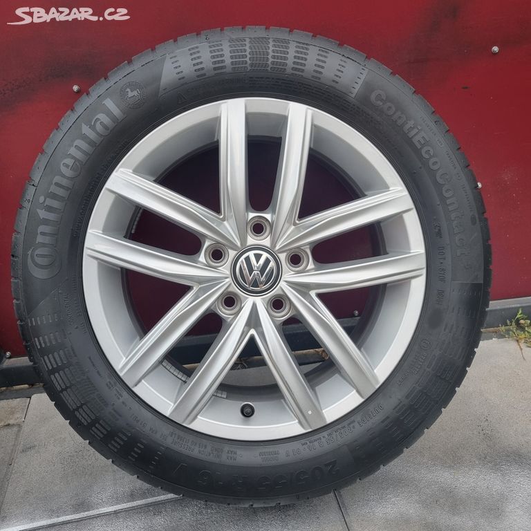 16"ZÁNOVNÍ LETNÍ OBUTÁ ALU KOLA 5x112 VW GOLF 8+ 7