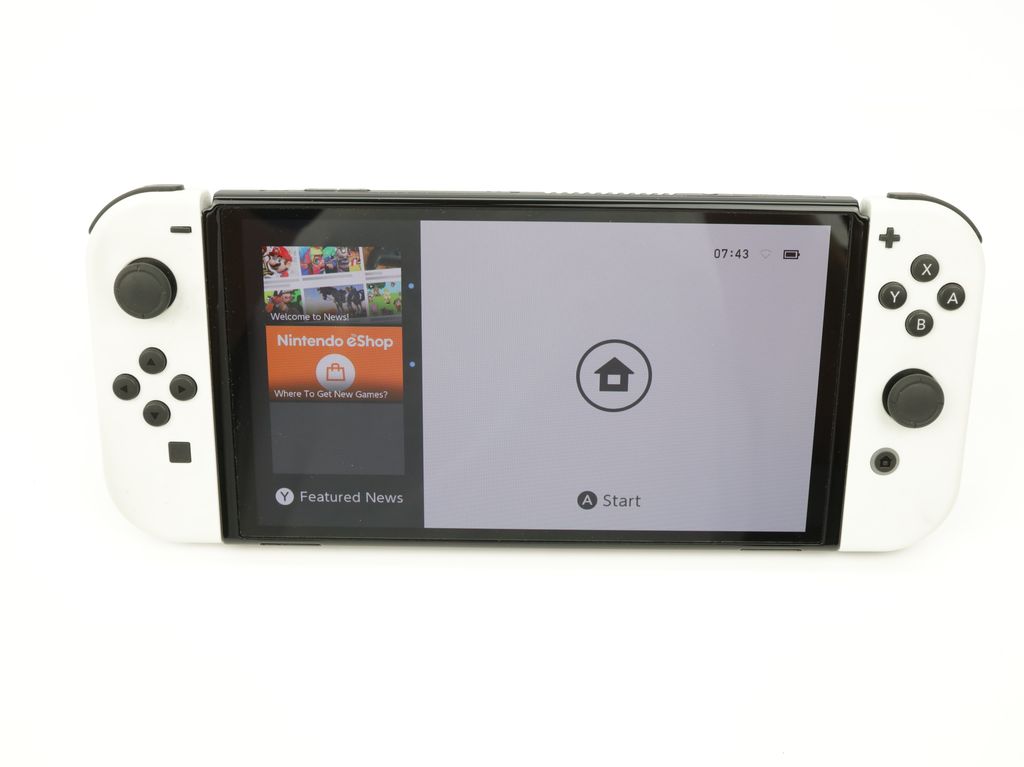 Nintendo Switch (OLED model) White + 4x hra