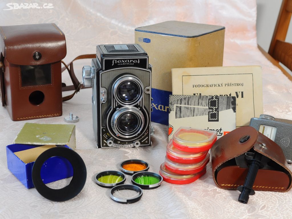 Flexaret VI Automat s širokým příslušenstvím CLAD