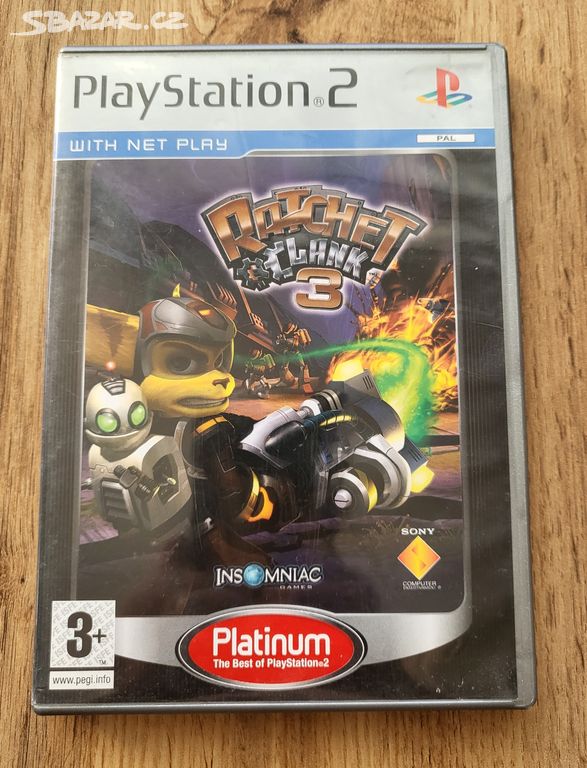 PS2 Ratchet and Clank 3 Platinum