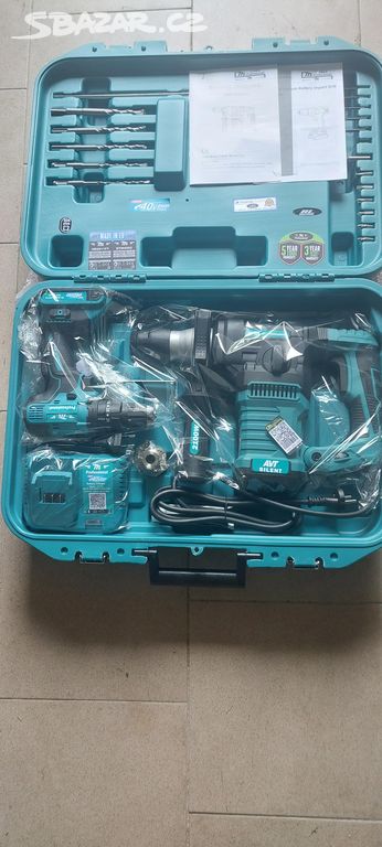 Makita profesional kombikladivo+akuvrtačka 40 V