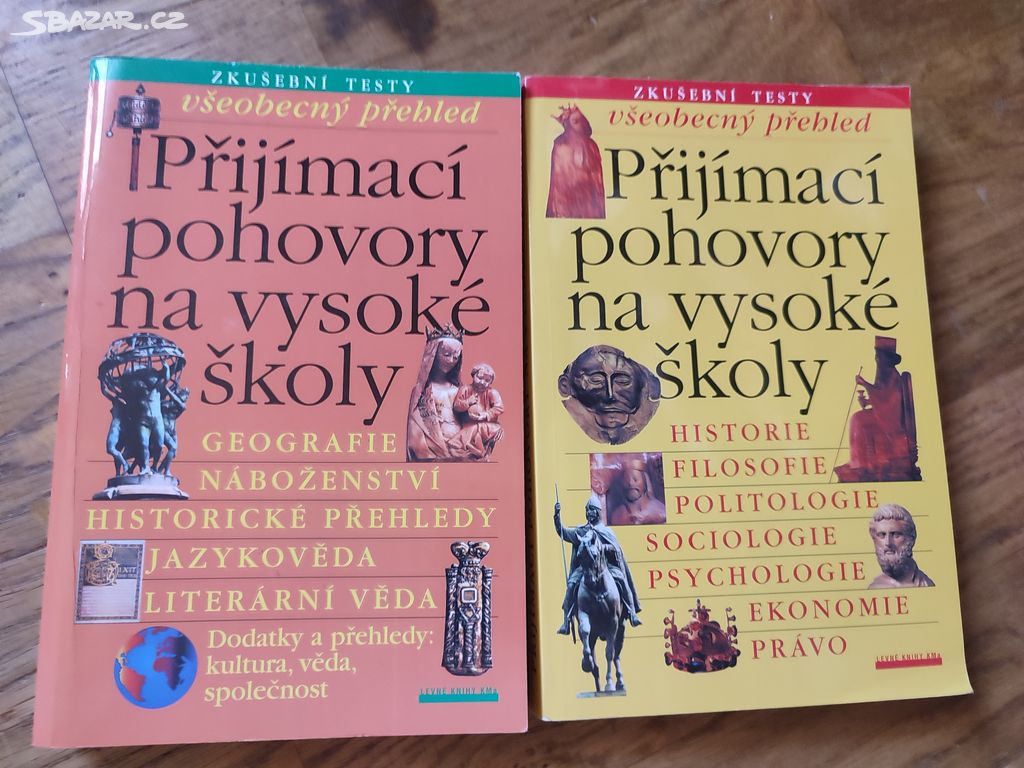 Přijímací pohovory na vysoké školy 2 kusy