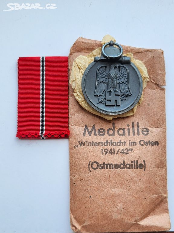 Ostmedaille 1941/1942 - luxusní zachovalost