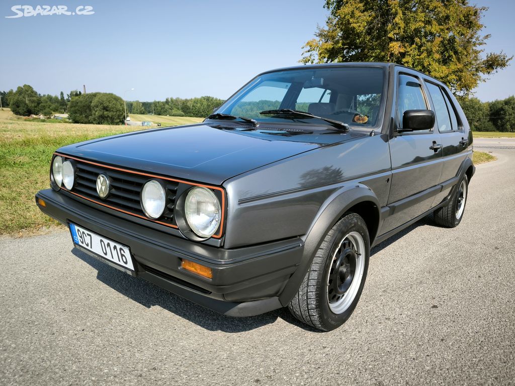 VW GOLF II 1.6 55kw, VÝBORNÝ STAV, BEZ KOROZE