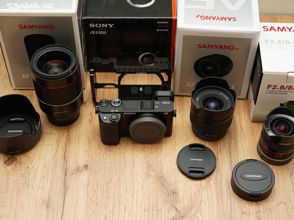 Sony APS-C a6300 s objektivy Samyang