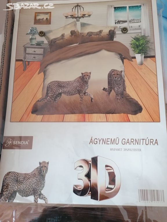 Dětské povlečení pro větší dítko 3D GEPARD