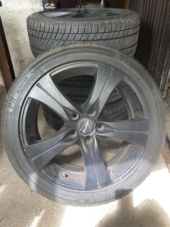 Prodám alu kola 5x112 r17 +jednu sezónu jeté pneu