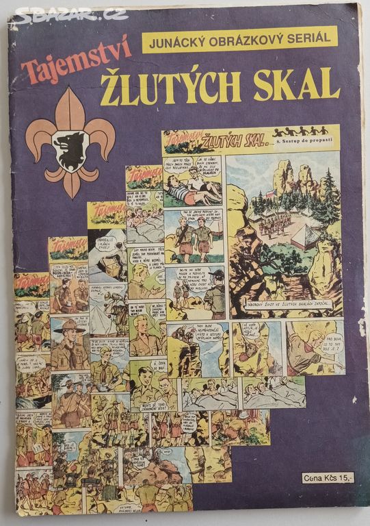 Komiks Tajemství Žlutých skal.