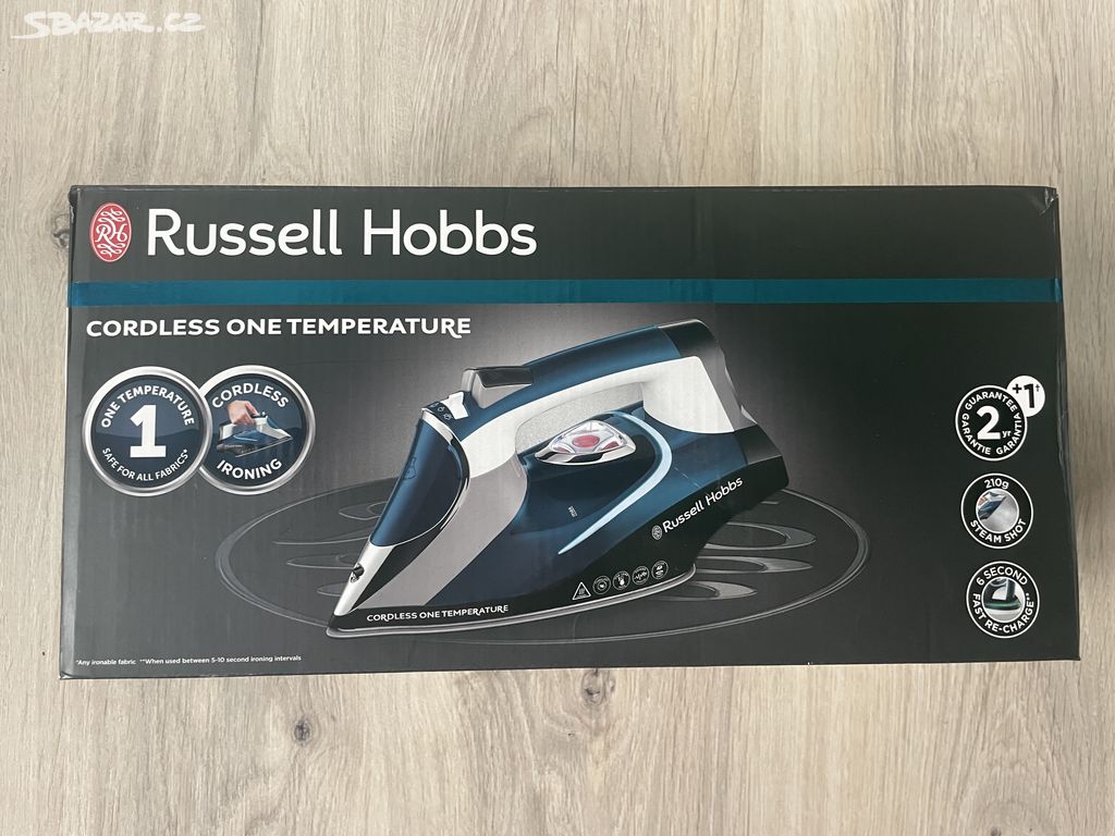 Žehlička RUSSELL HOBBS ONE TEMPERATURE bezdrátová