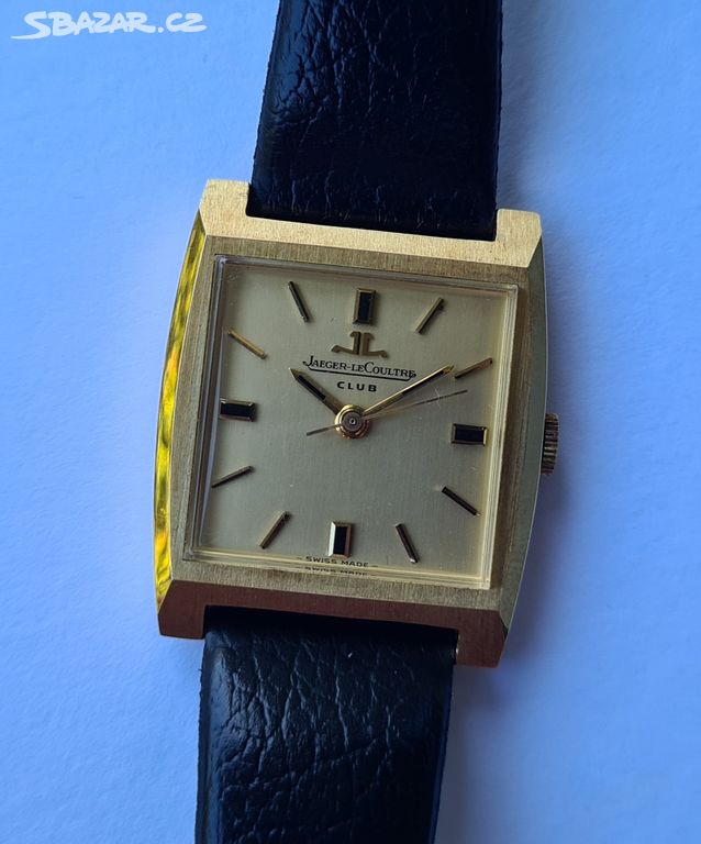 Zlaté náramkové hodinky Jaeger-LeCoultre 18K NOS