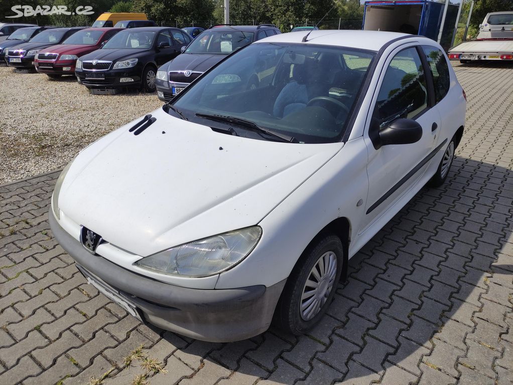 PEUGEOT 206 1.2i 44KW SERVO,ABS,NAJETO 46910KM.