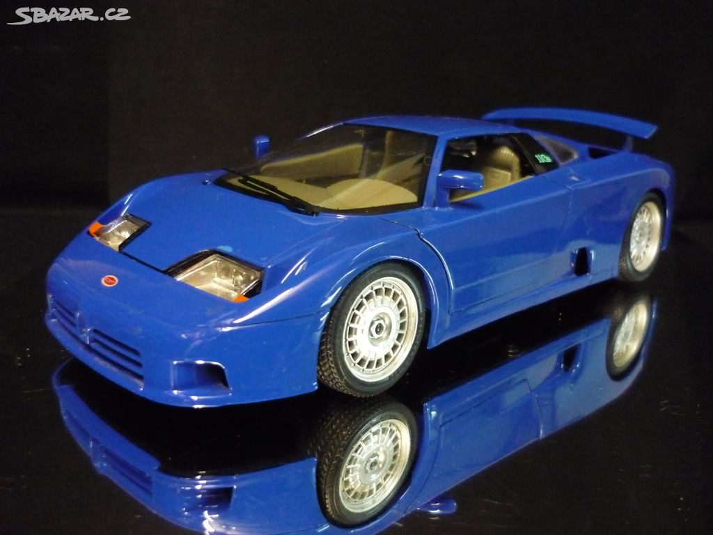 Bugatti EB110 tmavě modré Bburago 1/18