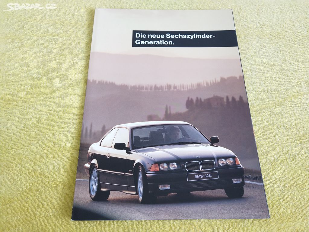 Prospekt BMW 328i Coupé, limo E36, 8 str. 1994, D