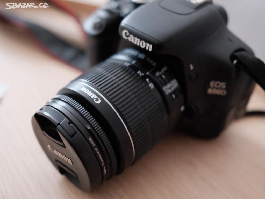 Canon EOS 600D + 18-55mm + prislusenstvi