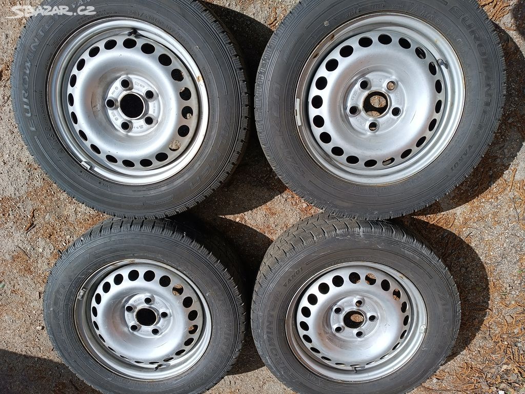 VW T5 T6 - 6,5x16 et51 + zimní 205/65/16C DOT2021