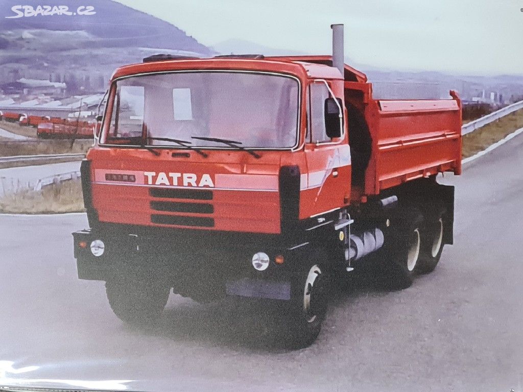 Cedule kovová retro TATRA 815