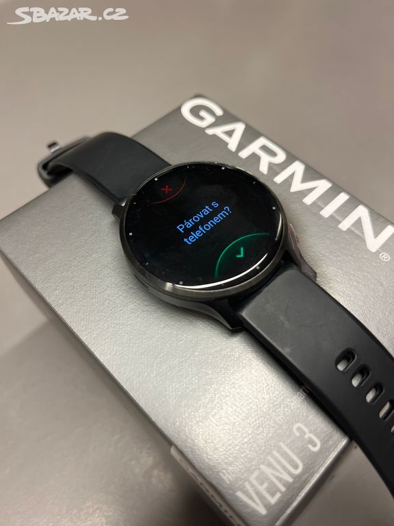 Chytré hodinky Garmin Venu 3 black (amoled)