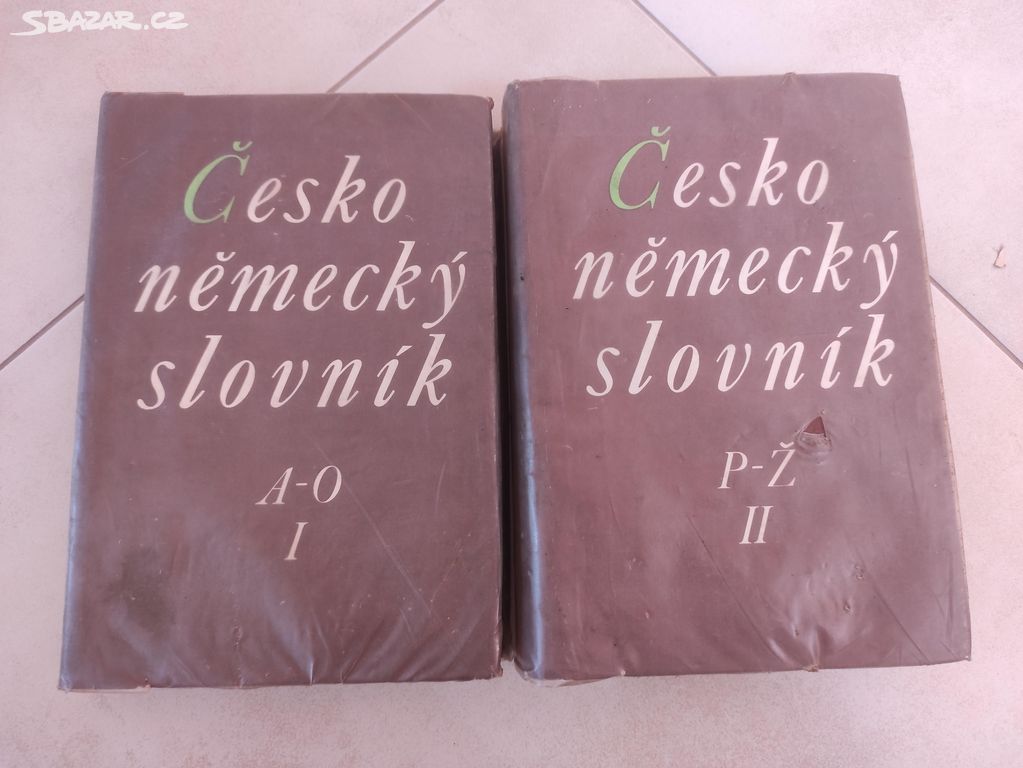 Česko-německé slovníky (2 a 2 díly)