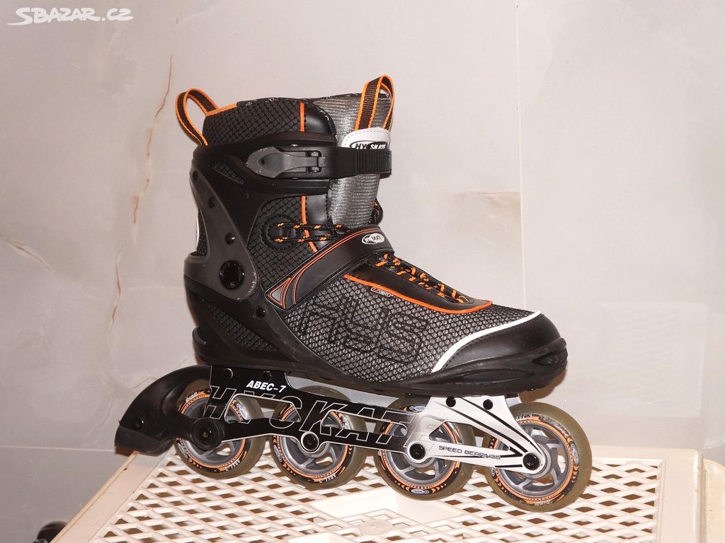 Inline pánské kolečkové brusle 42 Hyskate vel: 27.